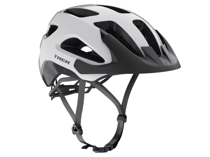 Trek Solstice Road Cycling Helmet (Gloss Crystal White)