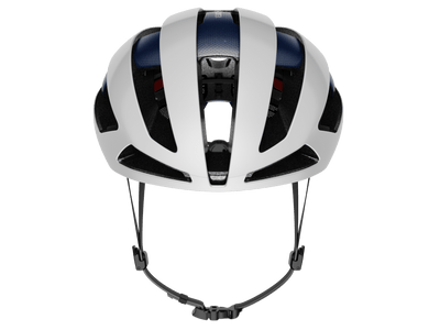 Trek Velocis MIPS Road Cycling Helmet (Crystal White/Nautical Navy)