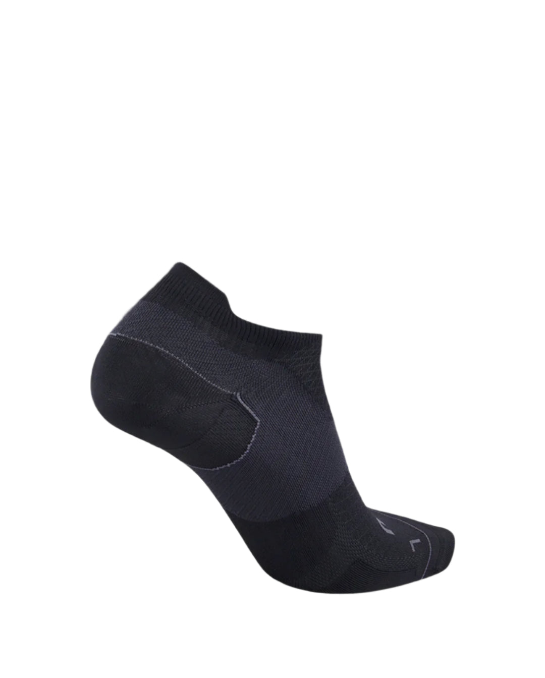 2XU UA7027E Vectr Ultralight No Show Running Socks (Black/Titanium)