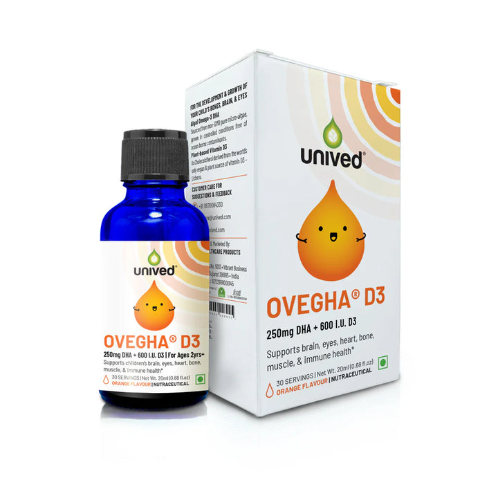 Unived Ovegha D3 Kids/600 IU Soft Gel