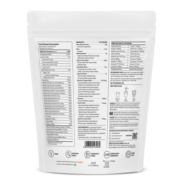 Unived Superfood Protein Powder (Cocoa Chocolate)