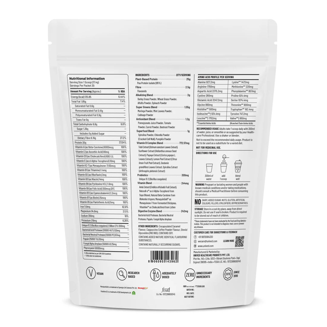 Unived Superfood Protein Powder (Caramel Latte)