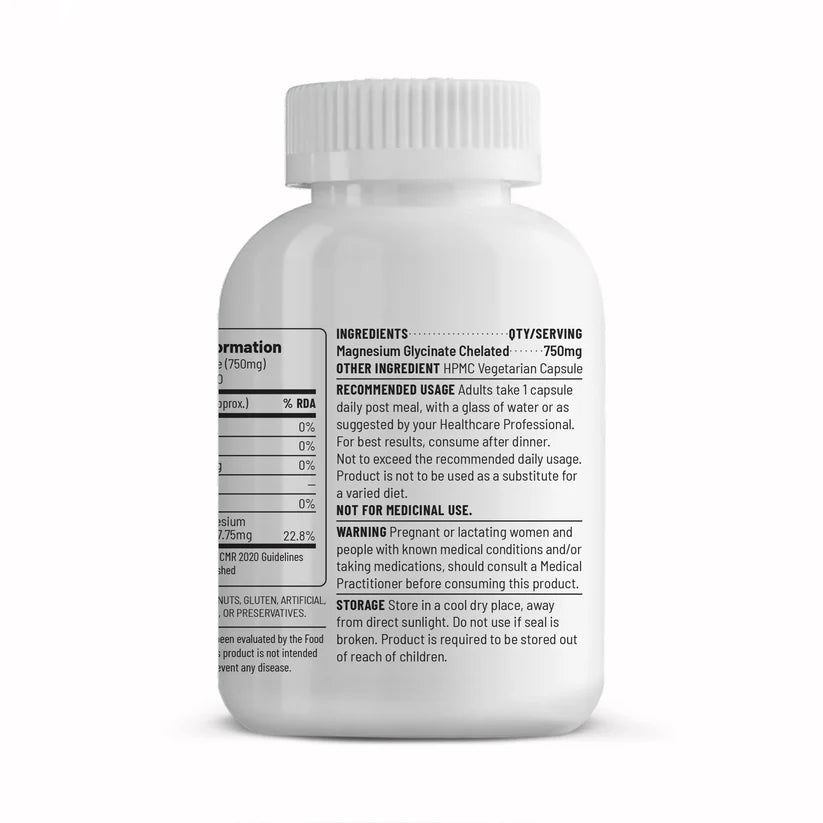 Unived Magnesium Glycinate Chelate Pure Capsules