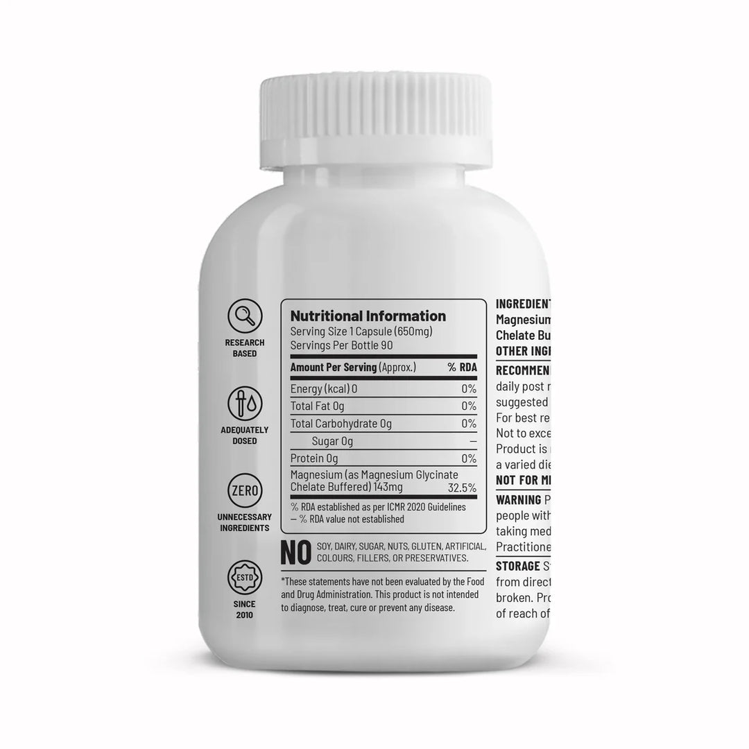 Unived Magnesium Glycinate Buffered Capsules