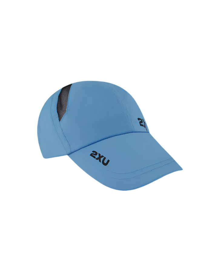 2XU UQ5685F Run Cap (Azure Blue/Black)