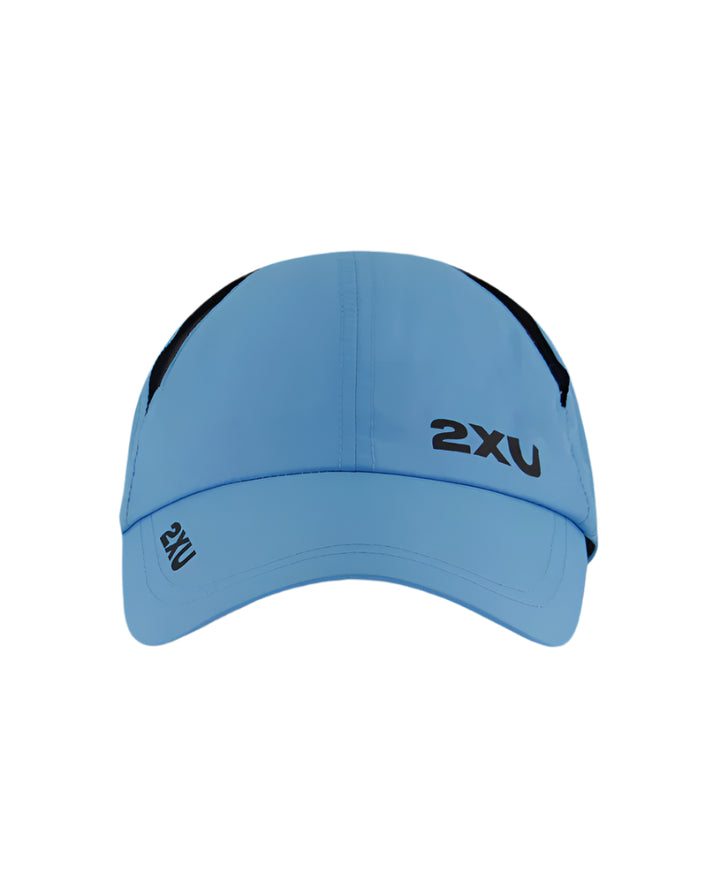 2XU UQ5685F Run Cap (Azure Blue/Black)
