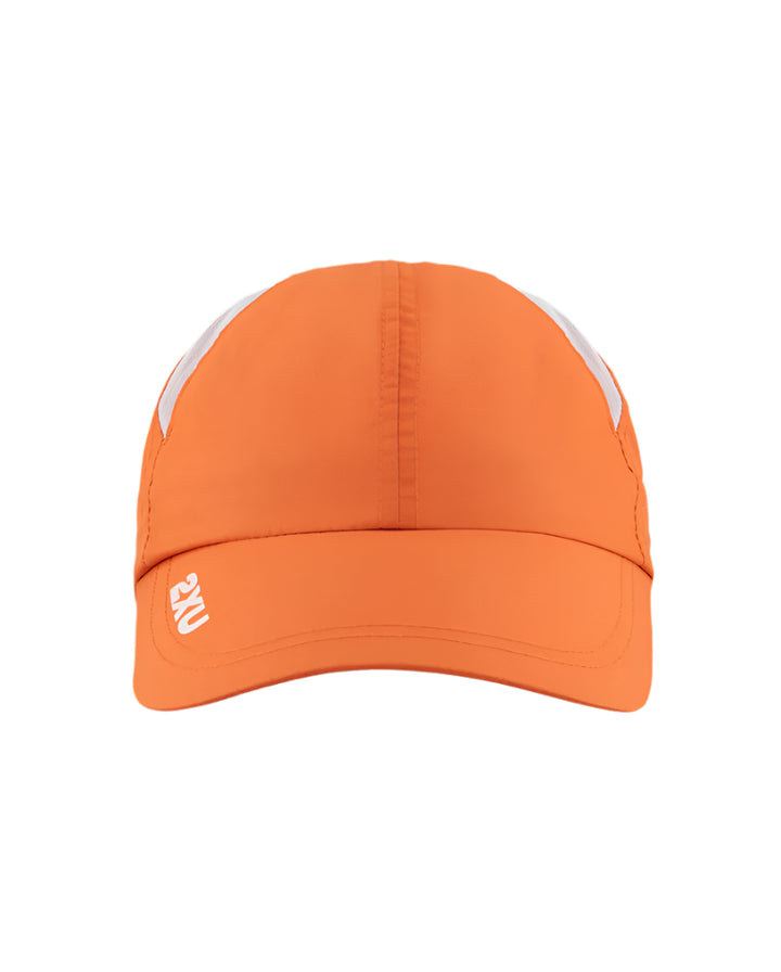 2XU UQ5685F Run Cap (Ember/White)