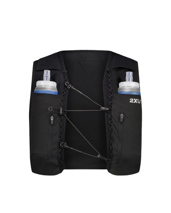 2XU Run Hydration Vest  (Black/Silver Reflective)