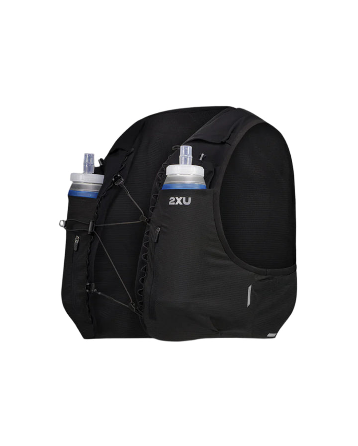 2XU Run Hydration Vest  (Black/Silver Reflective)