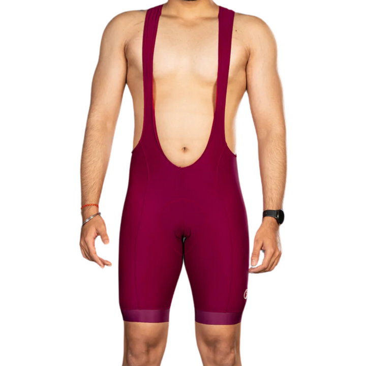 Apace Special Edition Men's Cycling Bibshorts (Crimson)