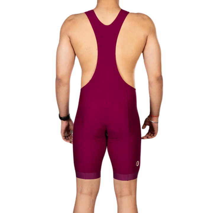 Apace Special Edition Men's Cycling Bibshorts (Crimson)