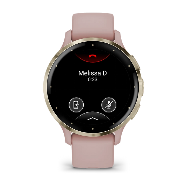 Garmin Venu 3S Smart Watch (Cream Gold/Dust Rose)