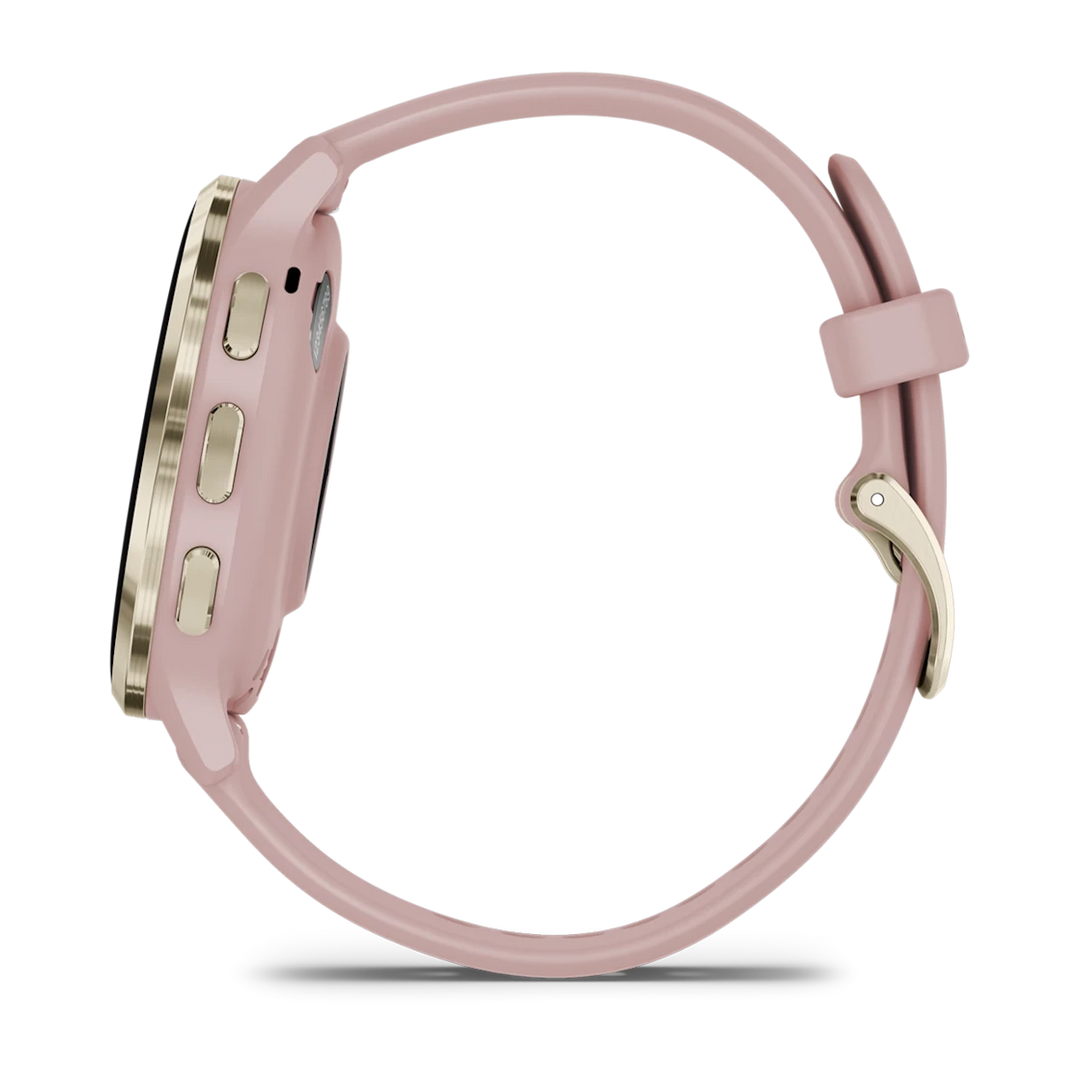 Garmin Venu 3S Smart Watch (Cream Gold/Dust Rose)