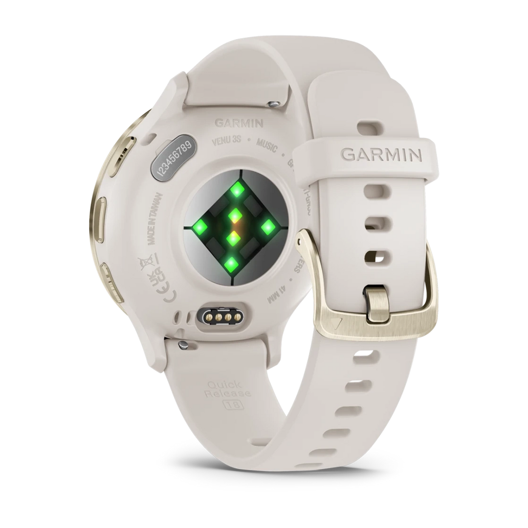 Garmin Venu 3S Smart Watch (Cream Gold/Ivory)