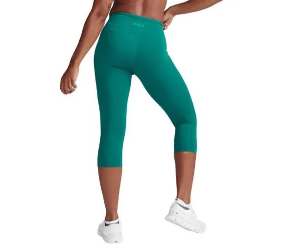 2XU WA7302B Form Hi-Rise 3/4 Women's Compression Tights (Forest Green/Forest Green)
