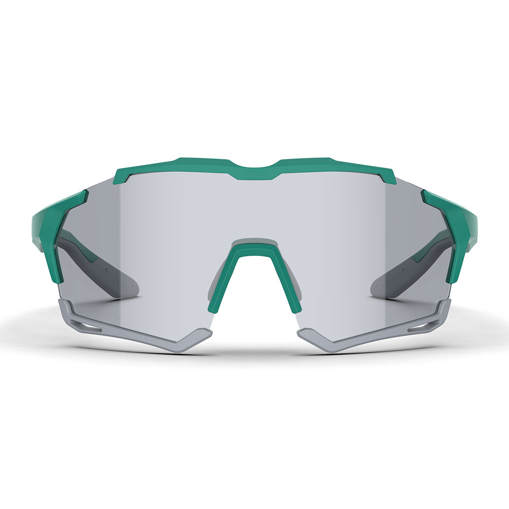 Magicshine Versatile Photchromic Sport Sunglasses (Clear/Green)