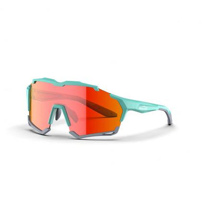 Magicshine Versatile Classic Sport Sunglasses (Red/Green)