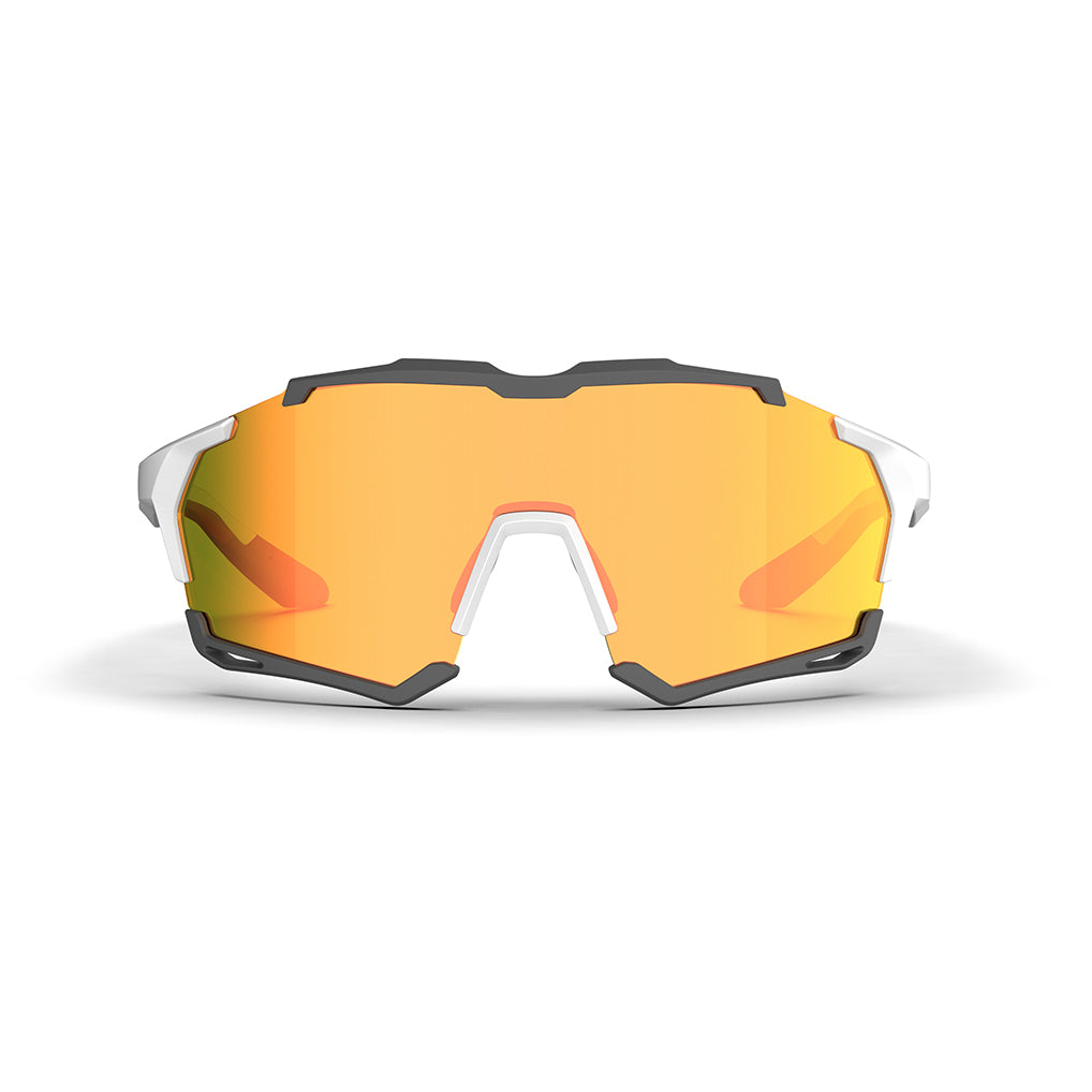 Magicshine Versatile Classic Sport Sunglasses (Gold/Clear)