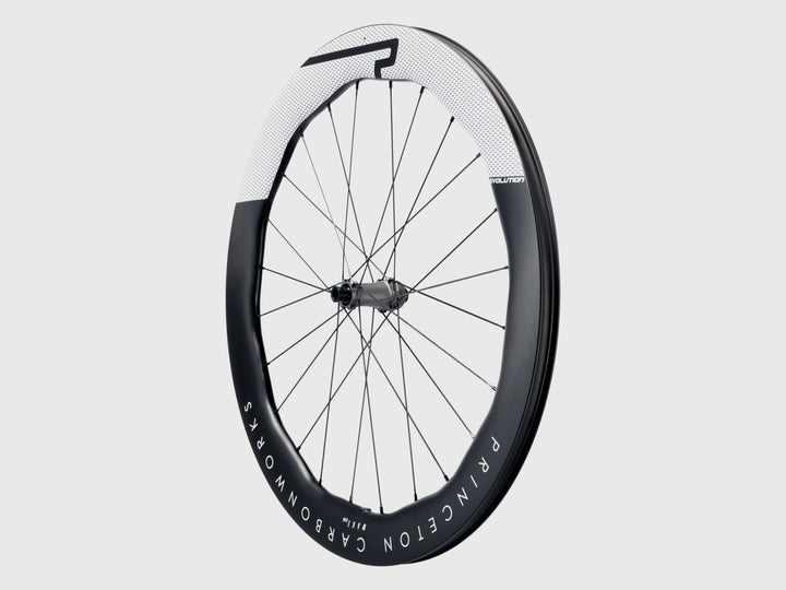 Princeton Carbonworks Wake 6560 Evolution Carbon Tubeless Ready Disc Brake Wheel - SRAM XDR (Matt/White)