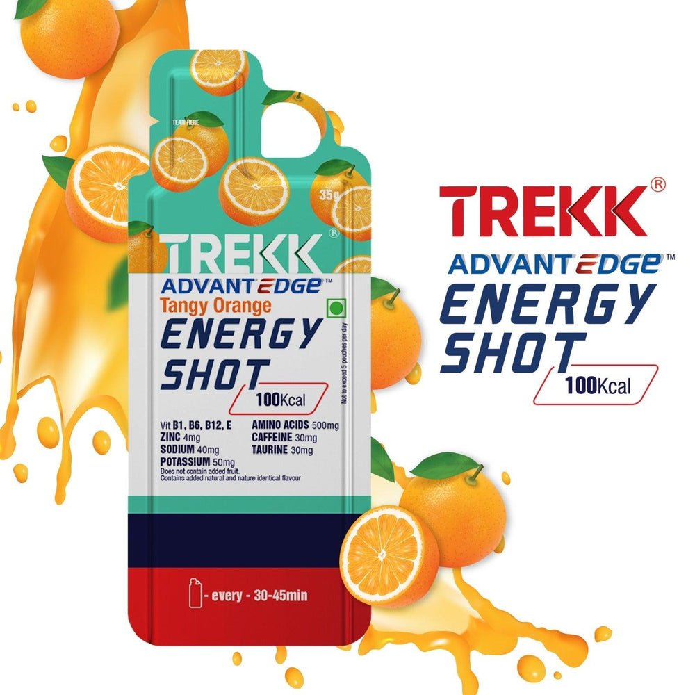 TREKK AdvantEdge Energy Gel (Tangy Orange) - BUMSONTHESADDLE