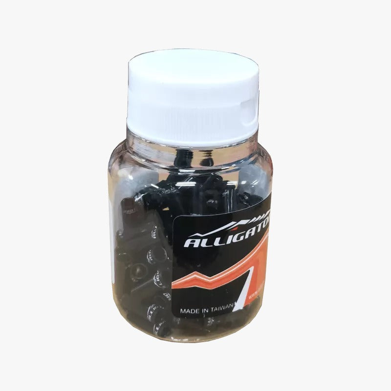 Alligator LY-HPP04 Brake Cable Housing End Caps - 120 Pieces (Black)