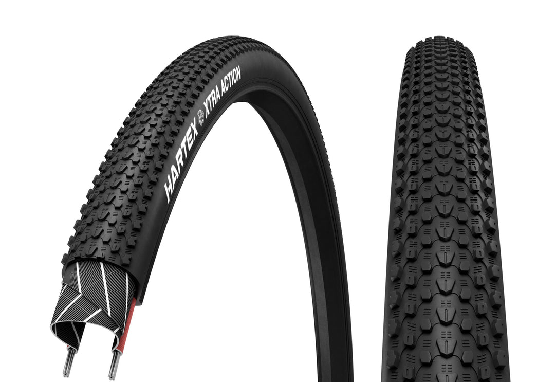 Hartex Xtra Action 29" Wired Tire (Black)