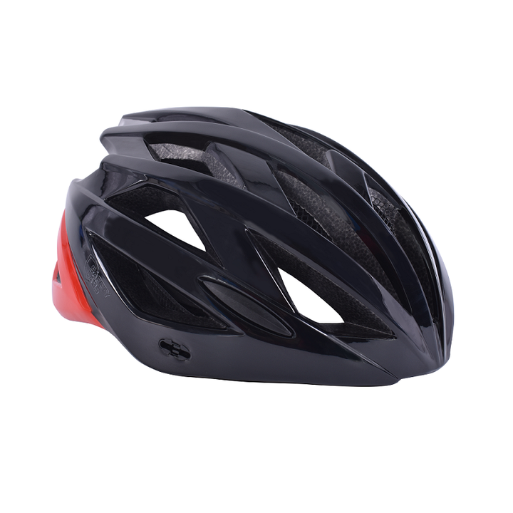 Safety Labs Juno Road Cycling Helmet (Shiny Black Red)
