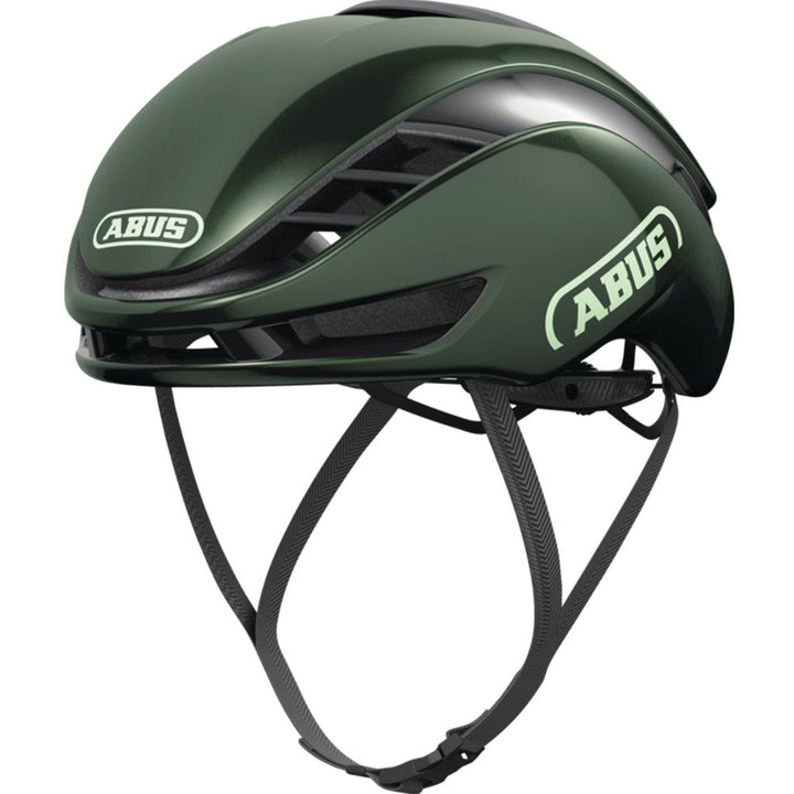 Abus Gamechanger 2.0 Aero Road Cycling Helmet (Moss Green) - BUMSONTHESADDLE