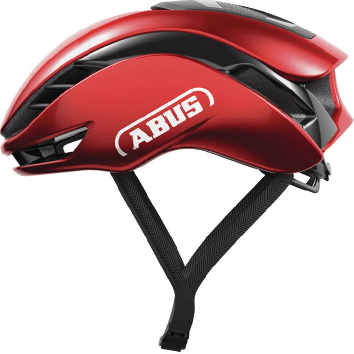 Abus Gamechanger 2.0 Aero Road Cycling Helmet (Performance Red) - BUMSONTHESADDLE