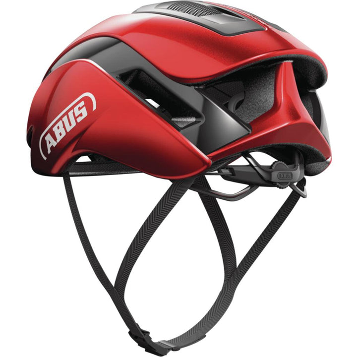 Abus Gamechanger 2.0 Aero Road Cycling Helmet (Performance Red) - BUMSONTHESADDLE