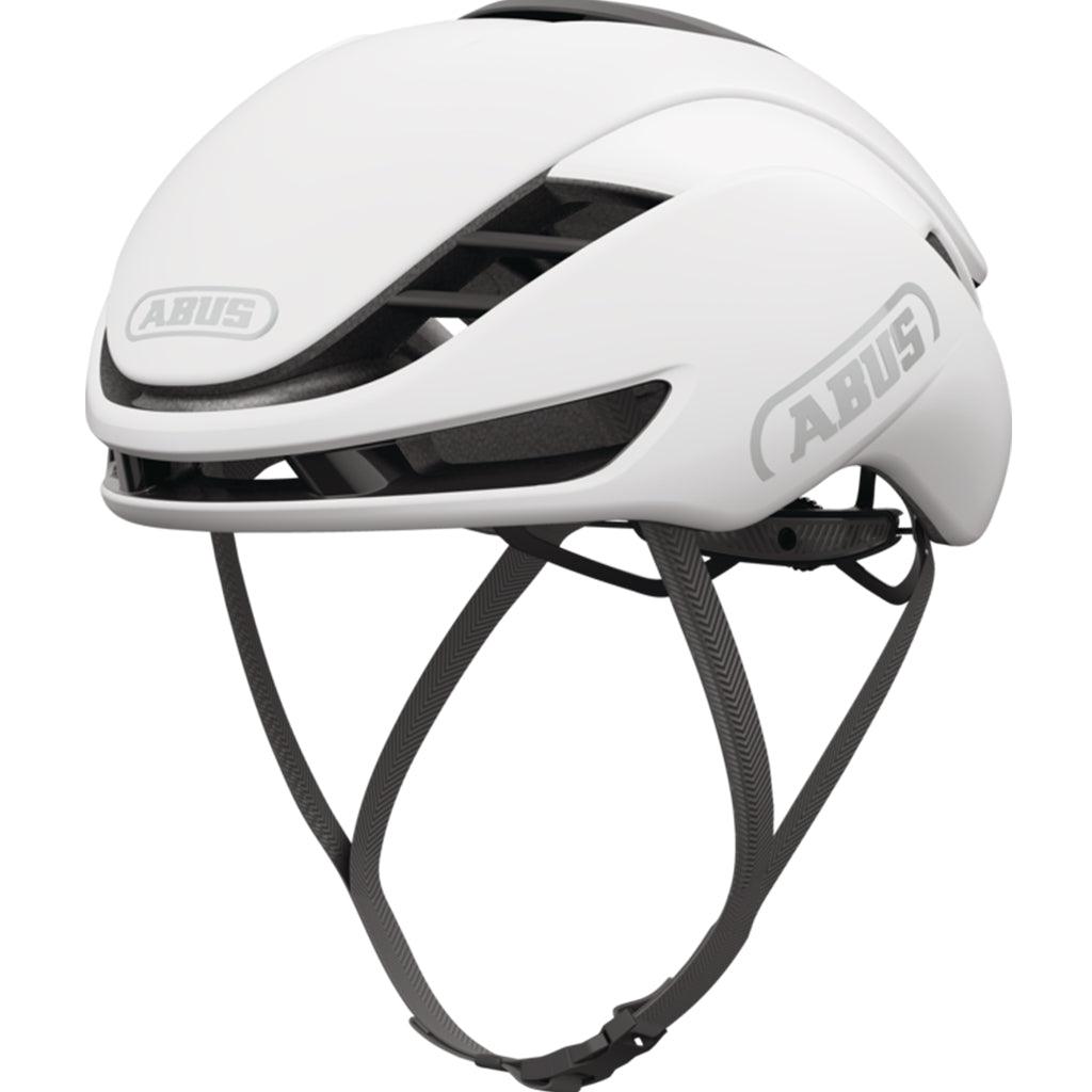 Abus Gamechanger 2.0 Aero Road Cycling Helmet (Polar White) - BUMSONTHESADDLE
