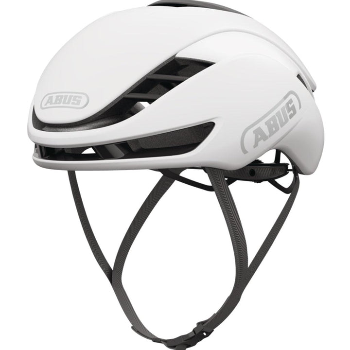 Abus Gamechanger 2.0 Aero Road Cycling Helmet (Polar White) - BUMSONTHESADDLE