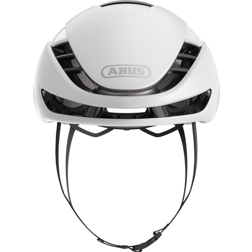 Abus Gamechanger 2.0 Aero Road Cycling Helmet (Polar White) - BUMSONTHESADDLE