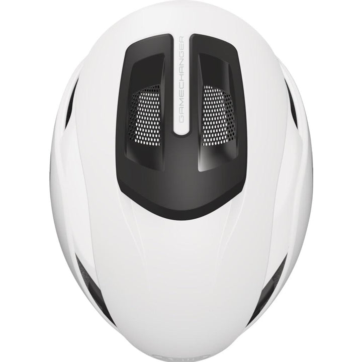 Abus Gamechanger 2.0 Aero Road Cycling Helmet (Polar White) - BUMSONTHESADDLE
