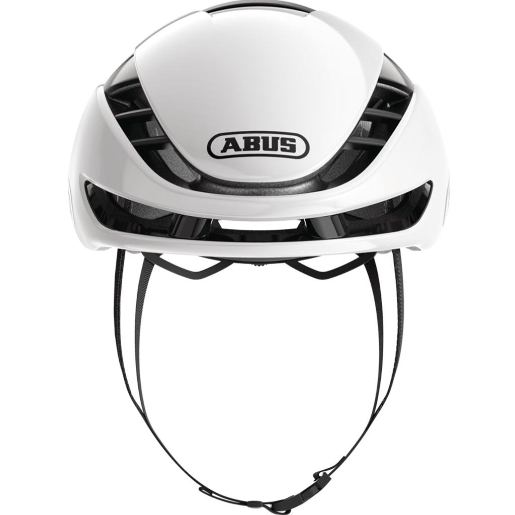 Abus Gamechanger 2.0 Aero Road Cycling Helmet (Shiny White) - BUMSONTHESADDLE