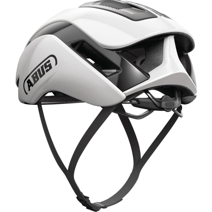 Abus Gamechanger 2.0 Aero Road Cycling Helmet (Shiny White) - BUMSONTHESADDLE