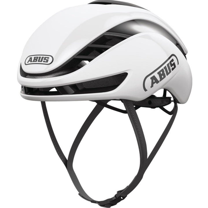 Abus Gamechanger 2.0 Aero Road Cycling Helmet (Shiny White) - BUMSONTHESADDLE