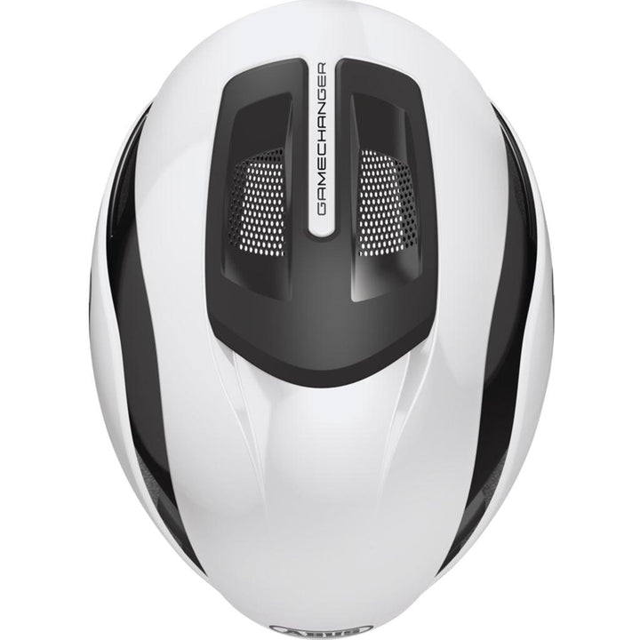 Abus Gamechanger 2.0 Aero Road Cycling Helmet (Shiny White) - BUMSONTHESADDLE