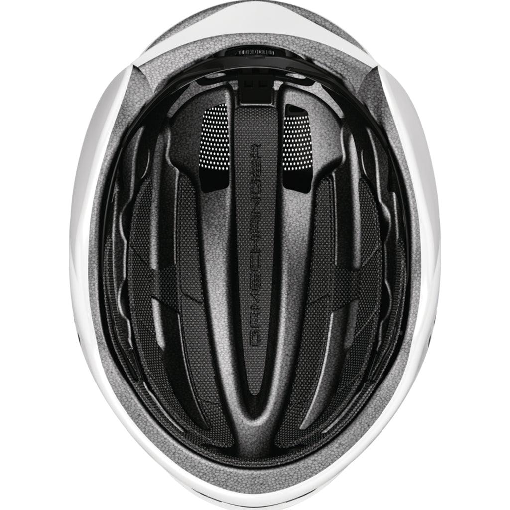 Abus Gamechanger 2.0 Aero Road Cycling Helmet (Shiny White) - BUMSONTHESADDLE