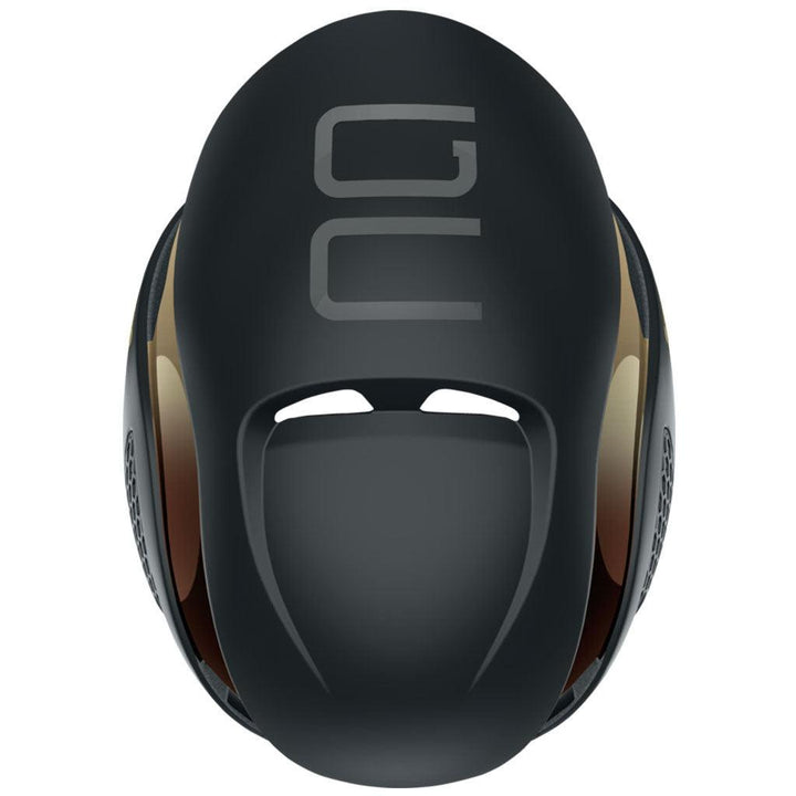 Abus Gamechanger Road Cycling Helmet (Black/Gold) - BUMSONTHESADDLE