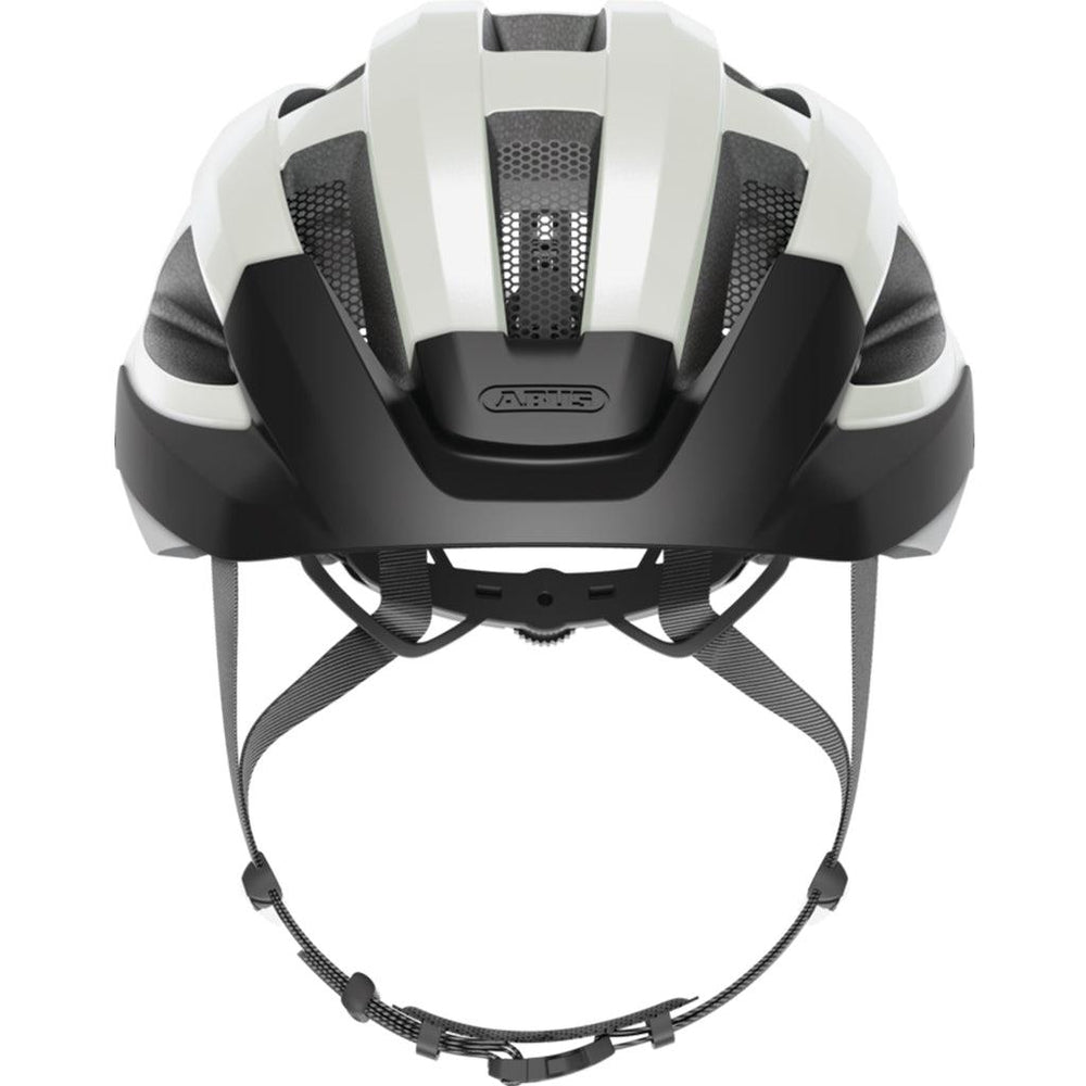 Abus Macator MIPS Road Cycling Helmet (Pearl White) - BUMSONTHESADDLE