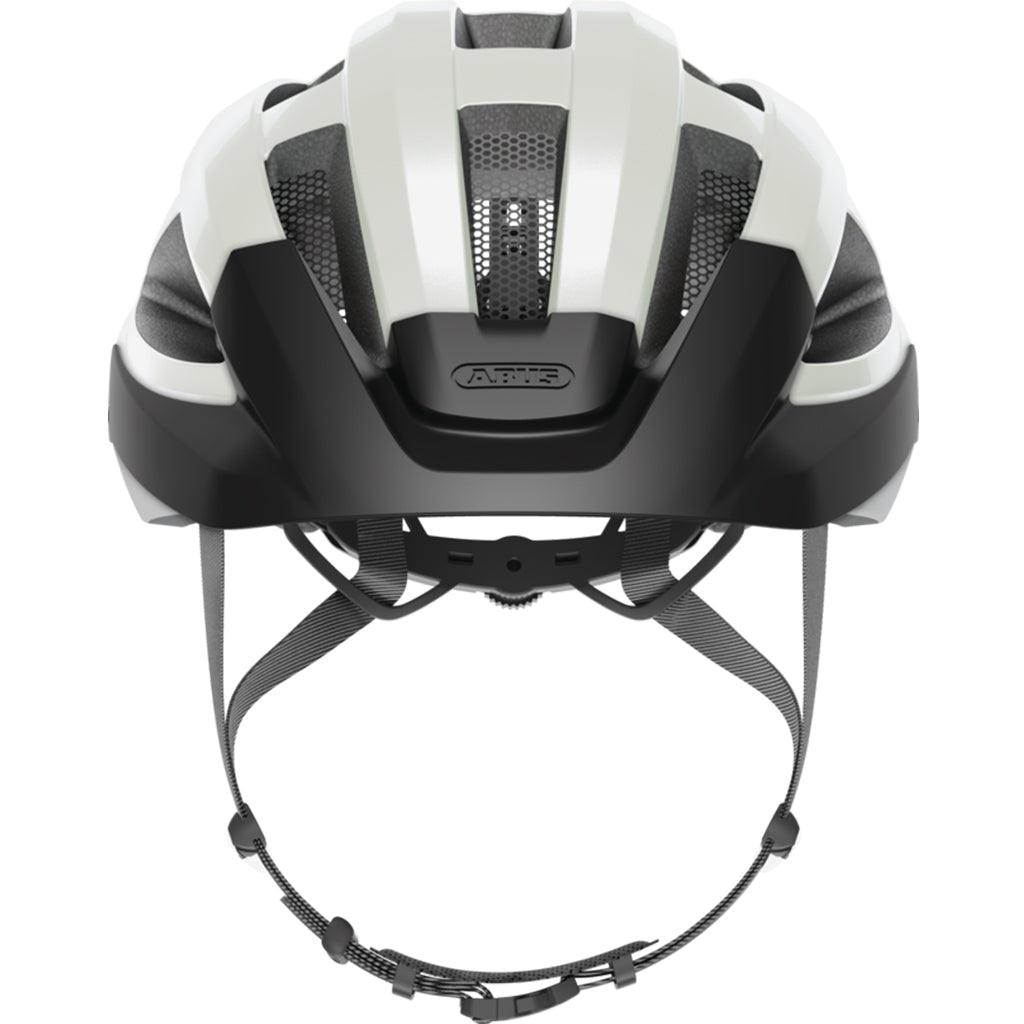 Abus Macator MIPS Road Cycling Helmet (Pearl White) - BUMSONTHESADDLE