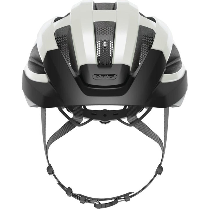 Abus Macator MIPS Road Cycling Helmet (Pearl White) - BUMSONTHESADDLE