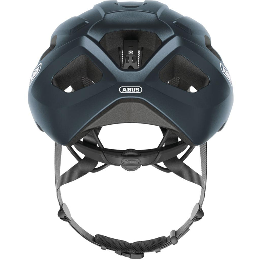 Abus Macator Road Cycling Helmet (Midnight Blue) - BUMSONTHESADDLE