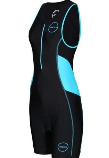 Zone 3 Activate Women's Cycling Trisuit (Black/Turquoise)