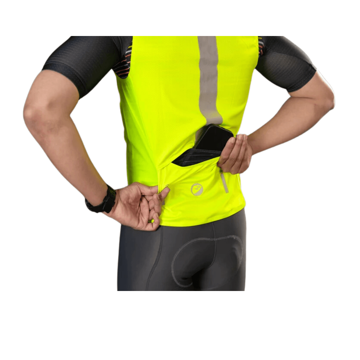 Apace Gilet Sleeveless Cycling Jacket (Neon) - BUMSONTHESADDLE