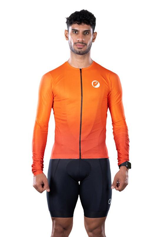 Apace Men's Cycling Jersey (Lava) - BUMSONTHESADDLE