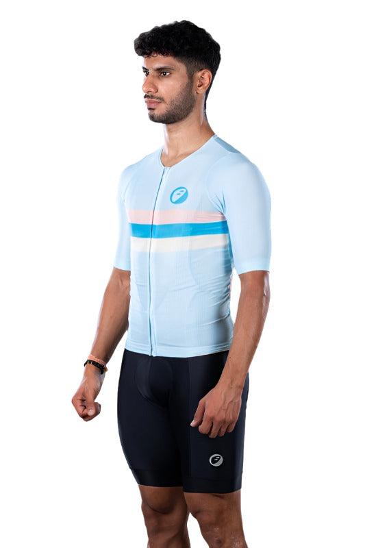 Apace Unisex Cycling Jersey (Ice) - BUMSONTHESADDLE