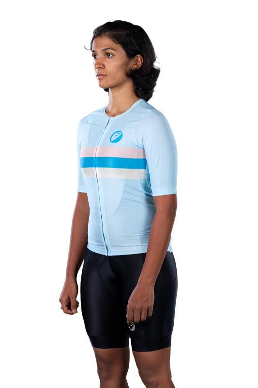 Apace Unisex Cycling Jersey (Ice) - BUMSONTHESADDLE