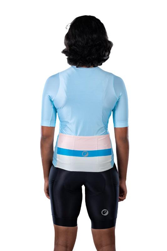Apace Unisex Cycling Jersey (Ice) - BUMSONTHESADDLE